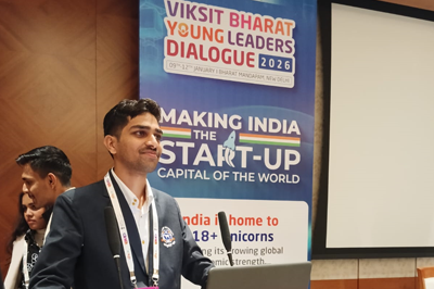 Participation of NSS volunteer in VBYLD - 2026 at New Delhi