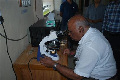 Visit of Hon. Vice Chancellor, Kamdhenu University, Gandhinagar to Fisheries Research Station, Okha and Seaweed Farming site at Beyt Dwarka.