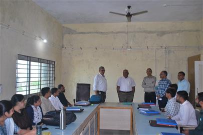 Visit of Hon. Vice Chancellor, Kamdhenu University, Gandhinagar to Fisheries Research Station, Okha and Seaweed Farming site at Beyt Dwarka.