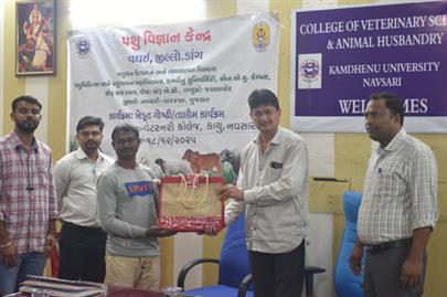 Pashu Vigyan Kendra, Waghai, Conducts Farmer Training and Method Demonstration for Capacity Building among Dang Farmers