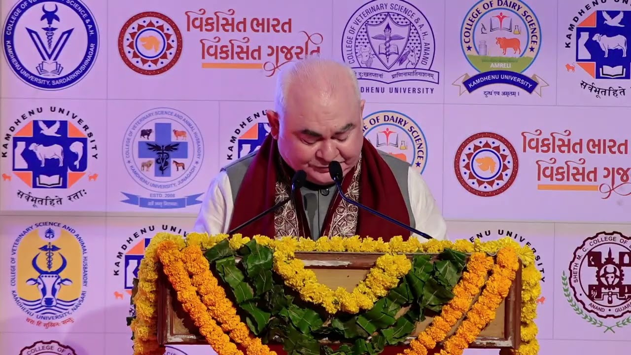 11th Annual Convocation of Kamdhenu University - Speech of Dr. N. H. Kelawala, Hon'ble Vice Chancellor of Kamdhenu University