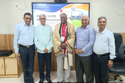 Students and Faculty Interaction Programme with Padma Shree Prof. N. Punniyamurthy